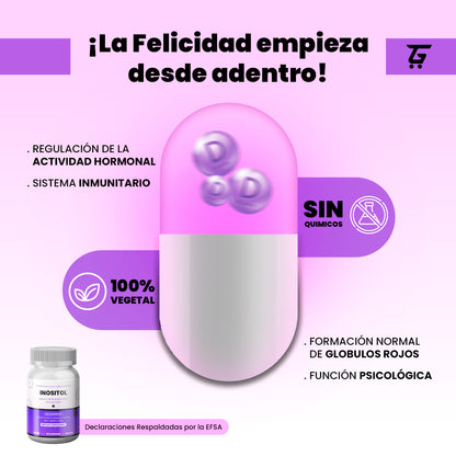 MYO & D-CHIRO INOSITOL CAPSULAS